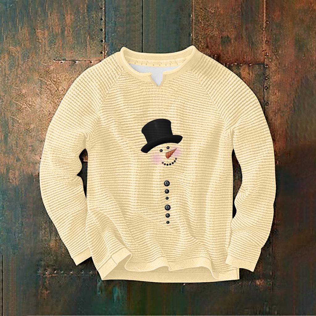 Мужская толстовка с капюшоном свободного кроя с принтом кукурузного зерна и круглым вырезом