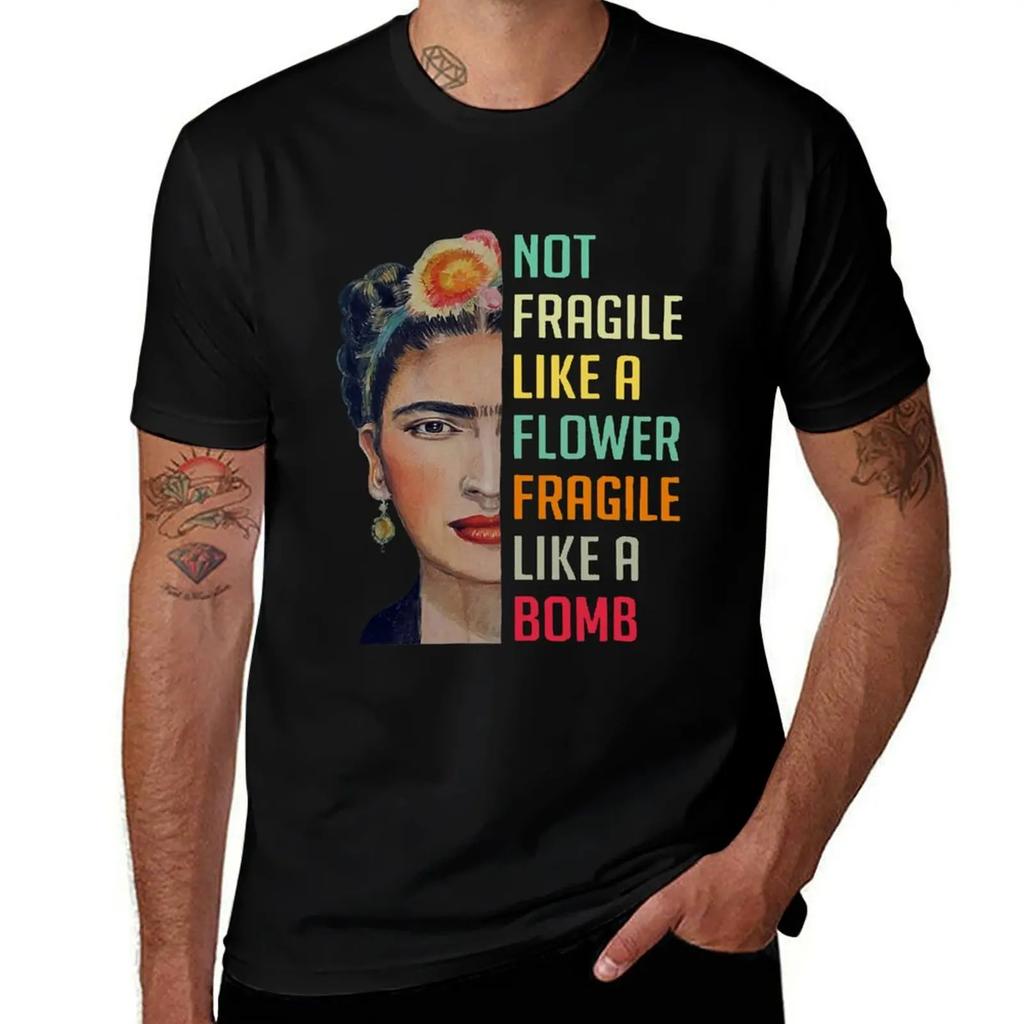 Frida quote paint T-Shirt graphic shirts tshirts personalised anime tshirt basketball graphic t