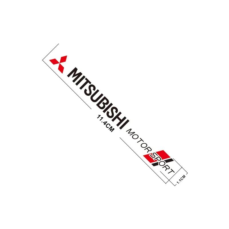 4 шт. Водонепроницаемые наклейки на кузов автомобиля с логотипом, для самостоятельного нанесения, для Mitsubishi Eclipse Lancer Outlander Pajero ASX Colt I200 Delica Triton Ex