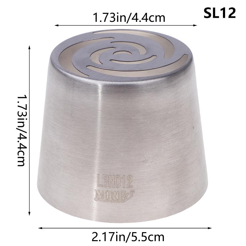 1 шт. Sl4/Sl12/Sl13/Sl43/Sl51/Sl57 из нержавеющей стали, насадки для русской глазури, насадки для глазури для выпечки, инструмент для выпечки