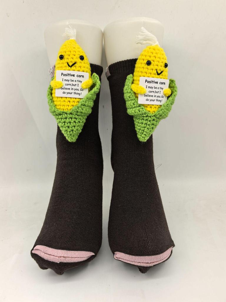 Уютные рождественские вязаные носки с животными - Теплые и милые для осени и зимы