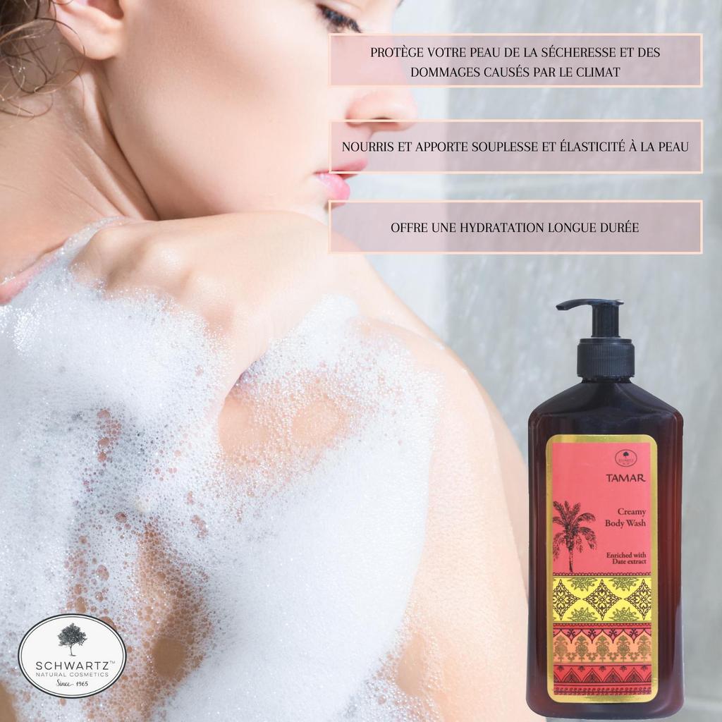 Tamar Creamy Shower Gel - Nourishing and Moisturizing for Dry To Very Dry Skin - 500 Ml