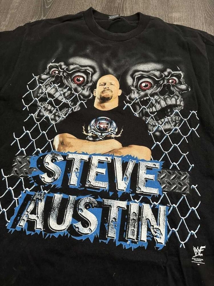 Футболка с черепом Stone Cold Steve Austin Унисекс Концертная S-5XL LO370 Унисекс Футболка