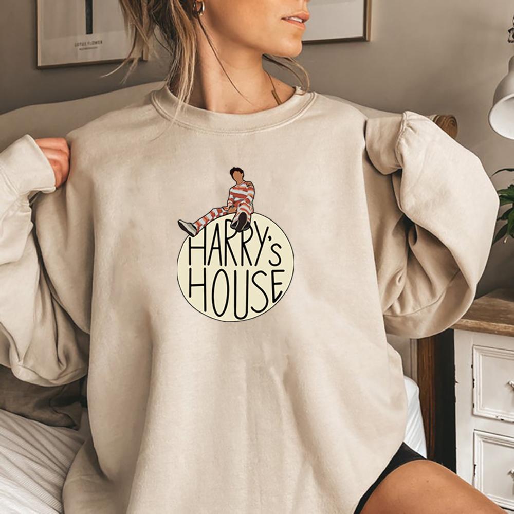 Толстовка унисекс Harry's House Cool HS Графический пуловер TPWK Женская толстовка Y2K с эстетической эстетикой, как это было в музыкальном стиле, толстовки с круглым вырезом