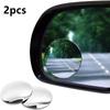 Car Blind Spot Rear View Mirror 360 Degree Wide Angle Adjustable Small Round Mirror Car Reverse Auxiliary Rearview Convex Mirror