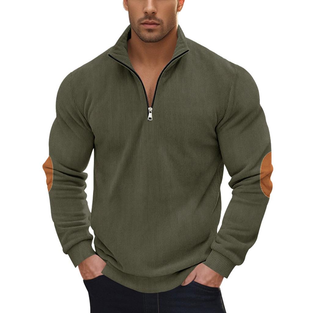 Мужская толстовка, свободная однотонная уличная теплая дышащая футболка, топ