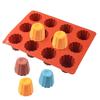8/12/18 Cups Silicone Mold Cupcake Baking Tray Muffin Cookie DIY Jelly Biscuit Pudding Candy Kitchen Accessories Cake Baking Pan