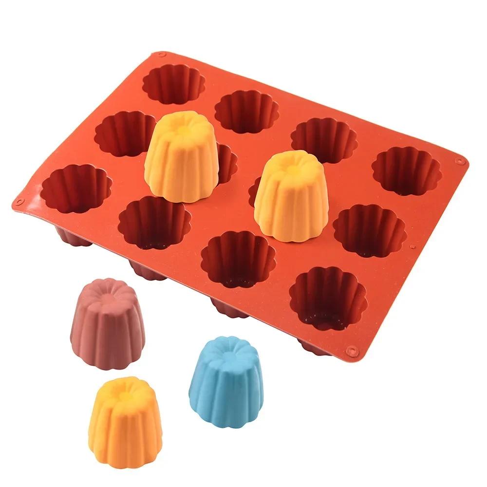 8/12/18 Cups Silicone Mold Cupcake Baking Tray Muffin Cookie DIY Jelly Biscuit Pudding Candy Kitchen Accessories Cake Baking Pan