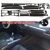 5D Carbon Fiber Pattern Car Interior DIY Styling Trim Decals Automotive Interior Stickers For BMW E70 2007-2013