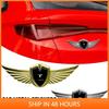 Car Styling 3D Metal Wings Trunk Side Window Body Sticker Decals For Tesla Model 3 Roadster Y Bonina Juguete Cybertruck Coil S X