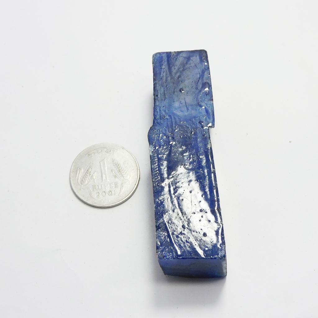 Dyed Rough Natural Blue Sapphire 447.85 Ct Uncut Rough Loose Gemstone