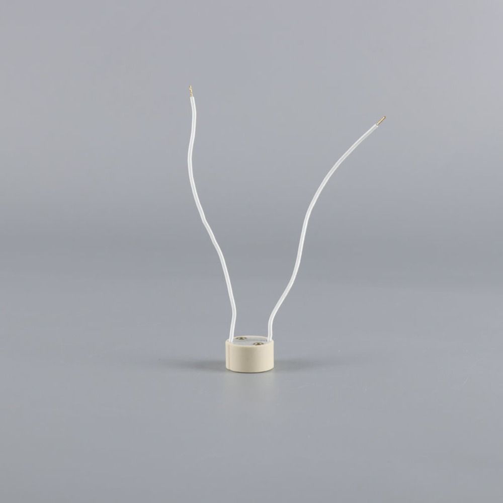 10pcs GU10 Lamp Base Ceramic Light Holder Socket Connector Adapter Wire For LED Bulb Stand Chandelier Halogen Leds Accessory