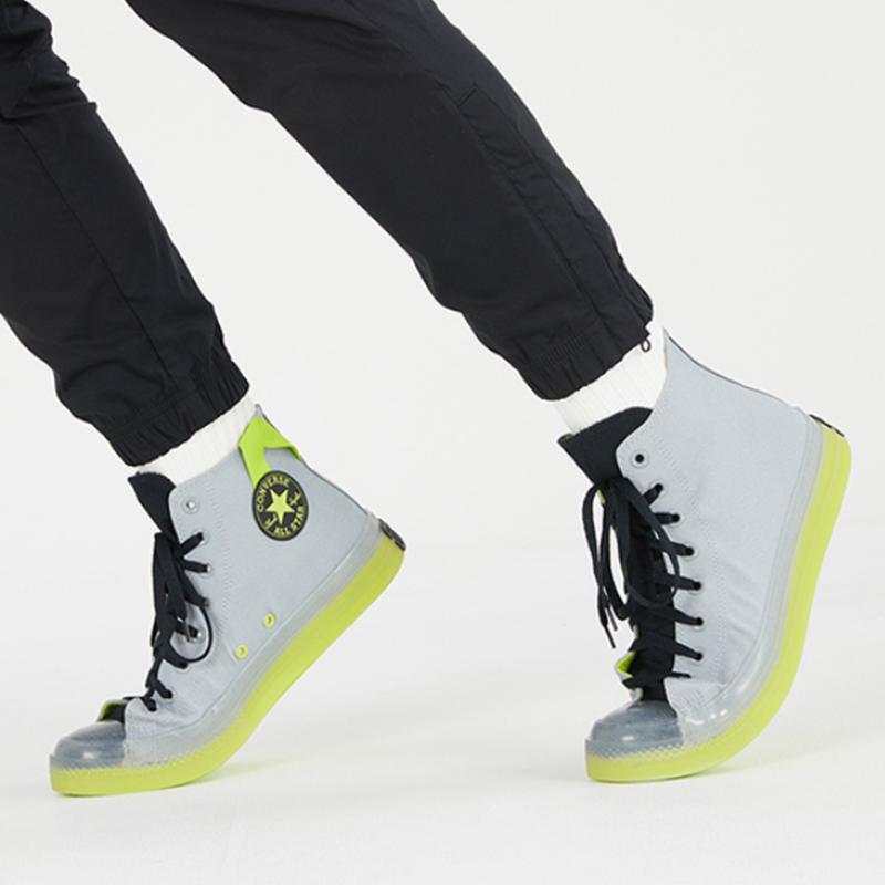 Converse Кроссовки унисекс Chuck Taylor All Star CX High Ash Stone Lime Twist Серо-Черные 171996C