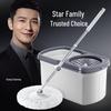 Hands-Free Spin Mop & Bucket Set with 2 Mop Heads