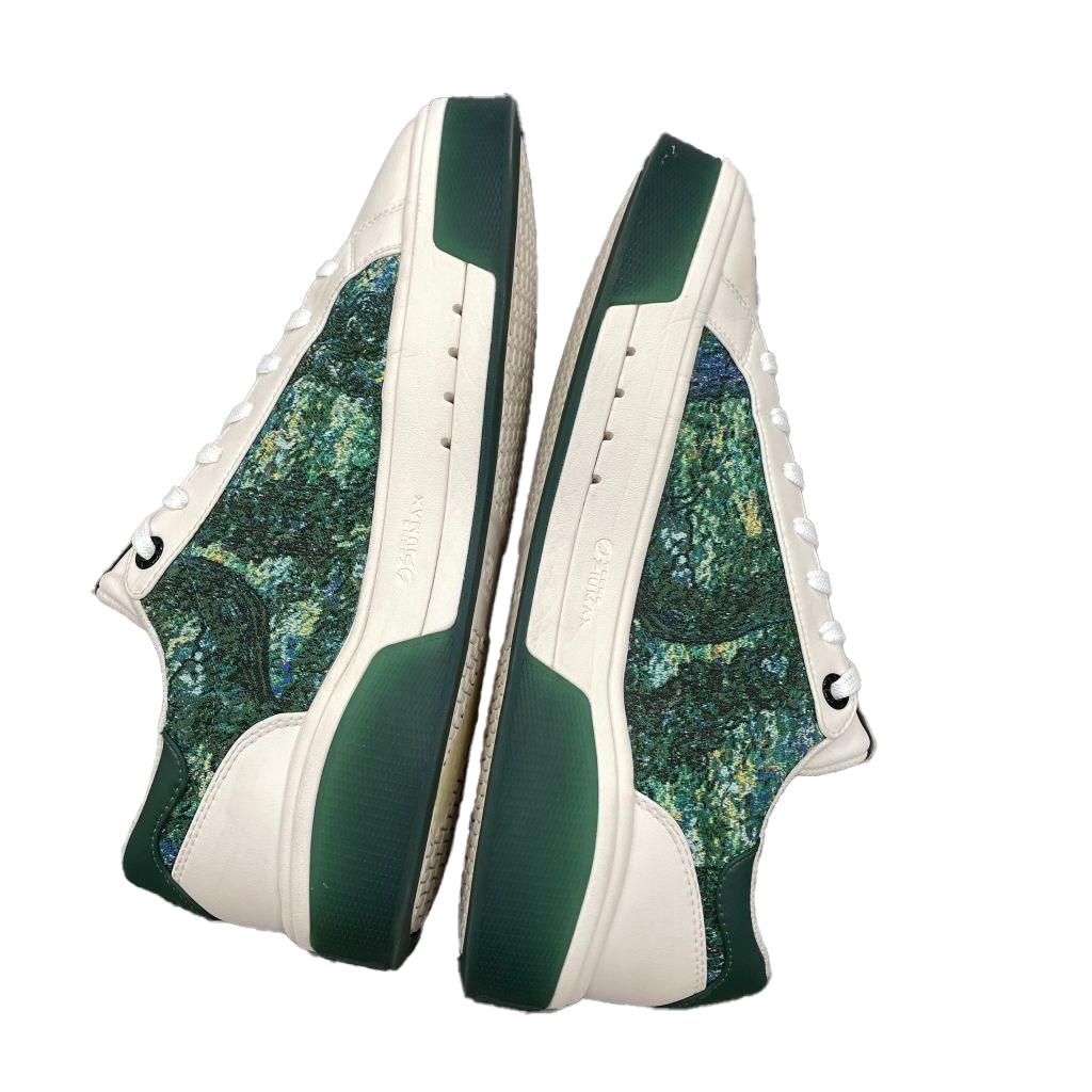 Fila Van Gogh Museum X  Collaboration 1911 Vintage Casual Low-Top Sneakers Men Sneakers Green F12M312211FJG