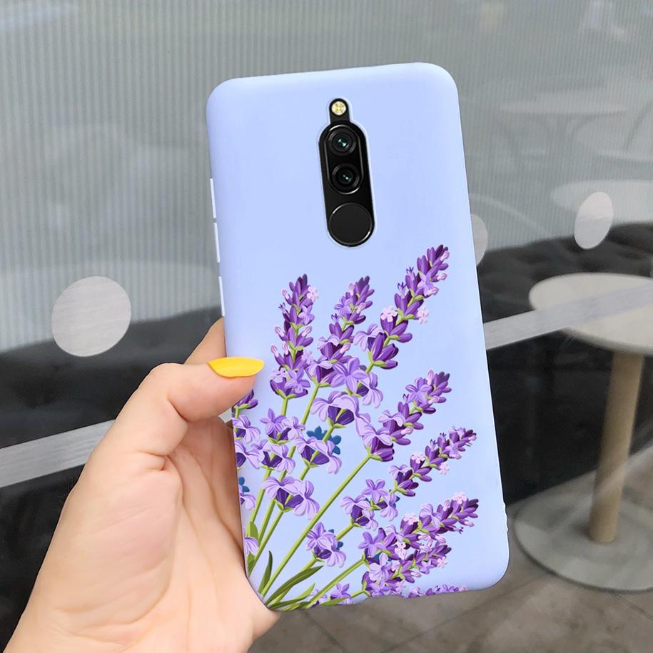 Популярный лавандовый чехол для Xiaomi Redmi 8 Чехол 2021 Мягкий тонкий силиконовый ТПУ чехол для телефона Funda для Xiomi Redmi 8 Coque Чехол Redmi8