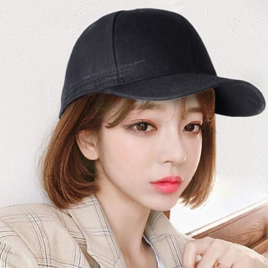 Бейсбольная шляпа, короткий прямой парик, натуральное термостойкое высокотемпературное волокно, коричневая, черная шляпа из синтетических волос для девочек