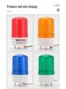 Светозвуковой сигнализатор LED-1101J 220В: Звуковой и световой сигнал высокой громкости, мигающая вращающаяся предупреждающая лампа