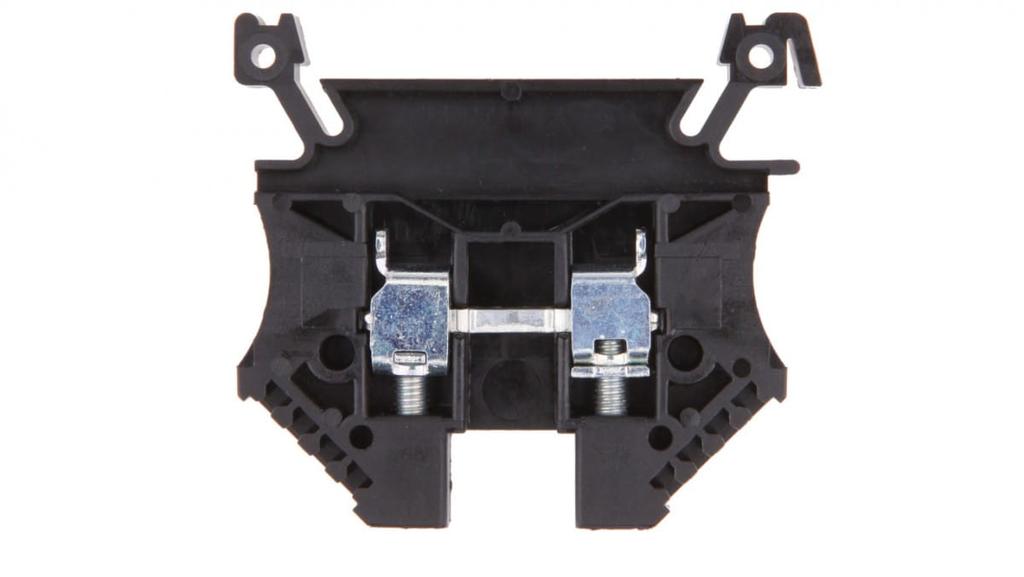 Złączka Szynowa 2-Przewodowa 4Mm2 Czarna Euro 43409Bk