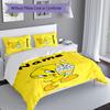 3pcs Custom Name Tweety Bedding Set,Includes 1 Duvet Cover and 2 Pillowcases,All-season Bedroom Decor