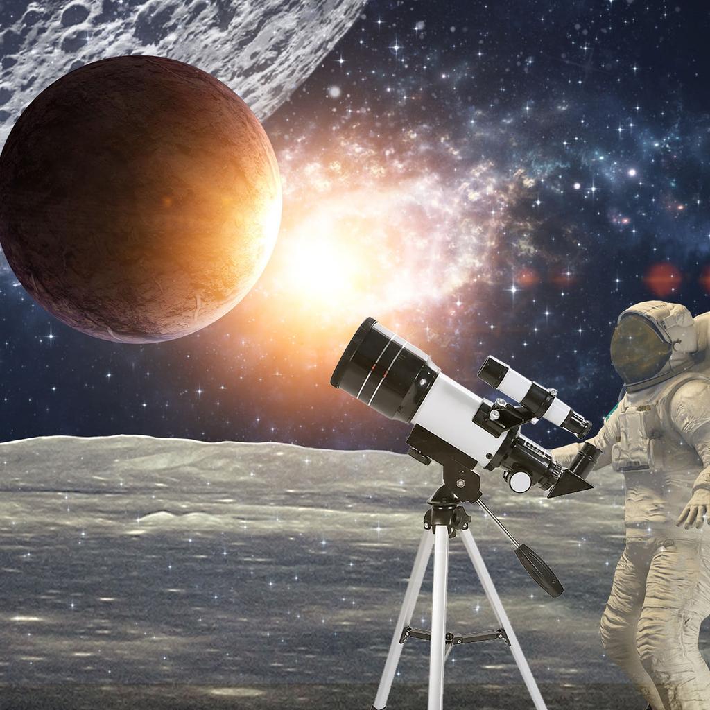 Astronomical Telescope With Tripod Sky Monocular Telescopio Space Observation Scope
