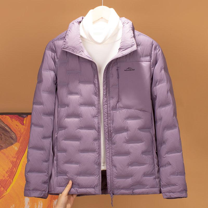 2025 Women's High-Loft Lightweight Down Jacket - Trendy Windproof & Warm Outdoor Coat for Autumn/Winter