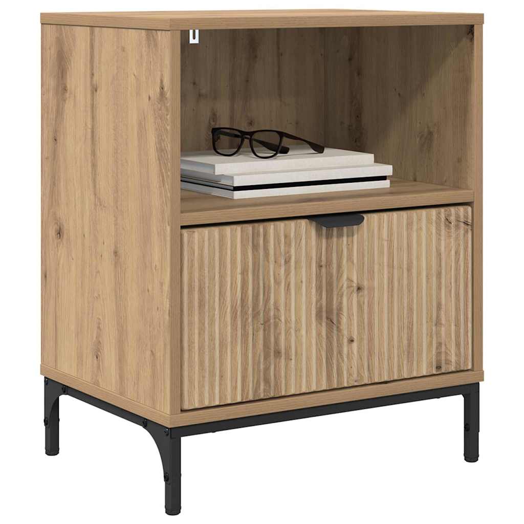 Nightstand Artisan Oak 49 x 36 x 61 cm Particleboard