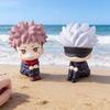 Горячий Набор Фигурок Чиби Jujutsu Kaisen Сидящие Юдзи Годжо Мегуми Нобара-Большая Голова Милый Аниме Игрушка Для Детей Развлекательная Забава