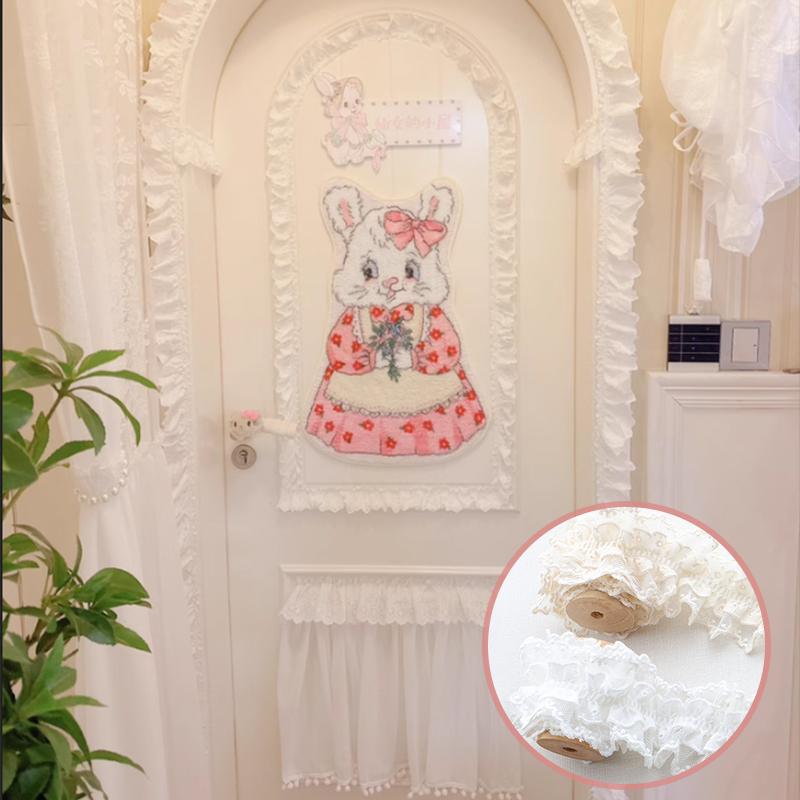 Один ярд Двусторонние аксессуары своими руками Полуфабрикаты для украшений Сетка Эластичное кружево Кружево Трехмерное двухцветное