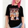 Футболка Sabrina 2026, Ретро-рисунок с концерта, Удобная и дышащая, Подходит как мужчинам, так и женщинам, Y2k Хип-хоп Уличная одежда, Оверсайз Футболка