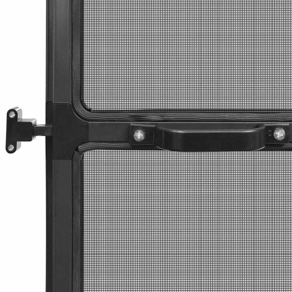 Поворотная москитная сетка Антрацит и Черный 120 x 240 см