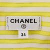 CHANEL Shirt dress one piece P61108V46519 strap yellow silk Women Used