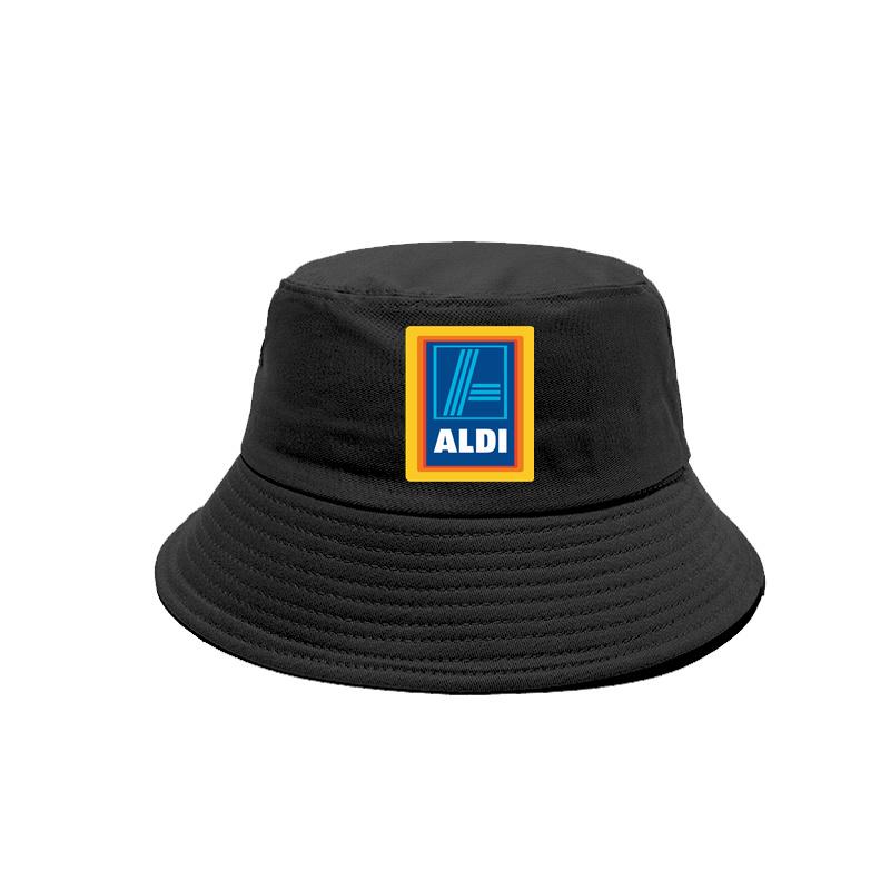 Aldi Market Bucket Hat Cap Unisex Women Unisex Panama Cap Outdoor Summer Adjustable Aldi Bob Caps MZ