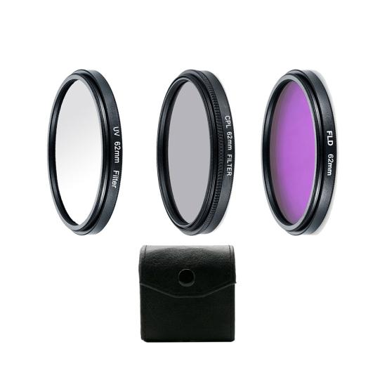 Профессиональный комплект фильтров для фотосъемки UV CPL Polarizer FLD для зеркальных камер
