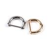 Металлическая пряжка D-образного кольца для кожаной сумки-ремешка для ремня