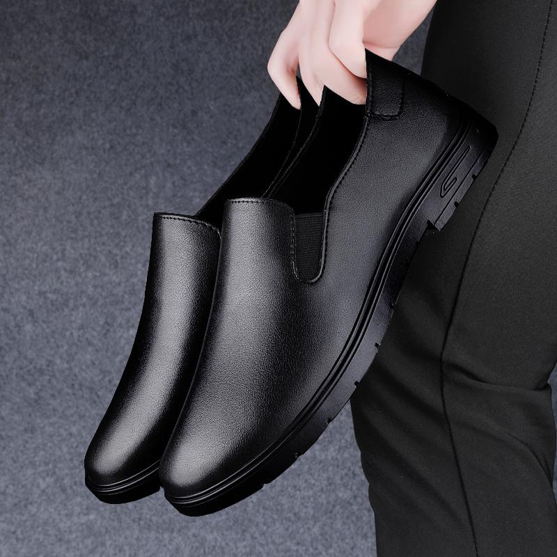 Мода 2024 Минималистичные туфли-лоферы для мужчин, деловая обувь, легкие мужские лоферы из натуральной кожи, уличная высококачественная обувь для вождения