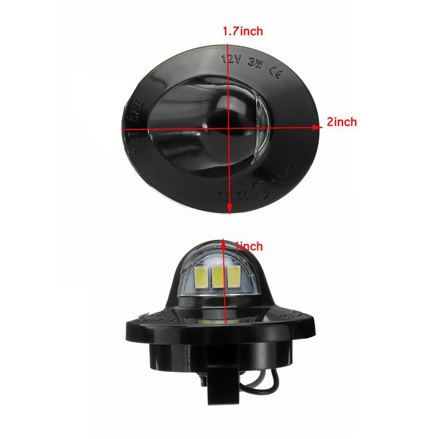 Новый для Ford F-150 F250 F350 1990-14 Пикап Яркий Светодиодный Фонарь Подсветки Номерного Знака 2 шт.