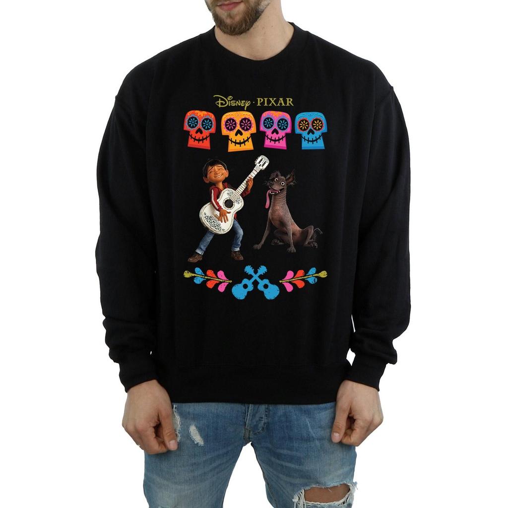Disney Mens Coco Miguel Logo Sweatshirt