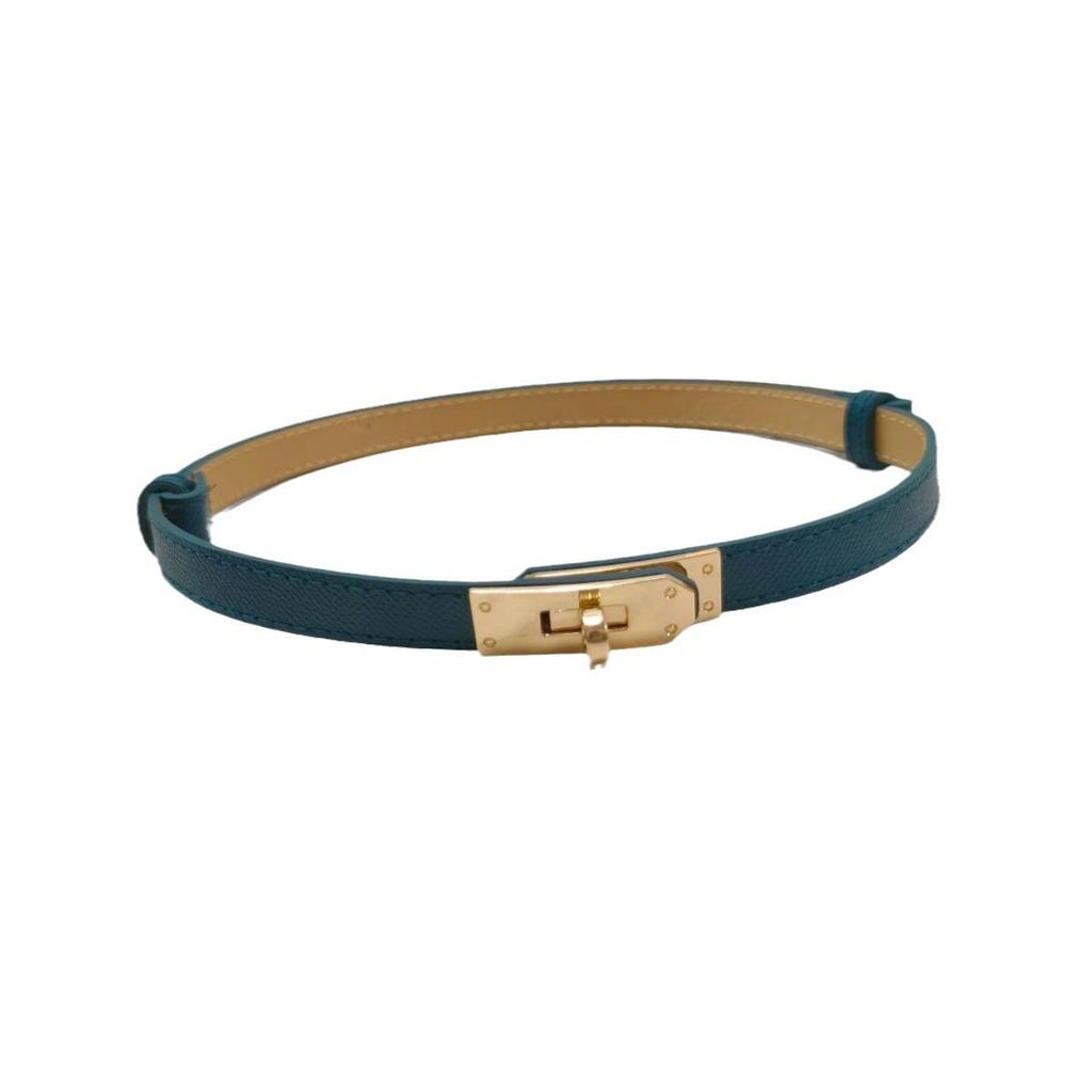 Двусторонний регулируемый эластичный тонкий ремень с пряжкой - универсальный аксессуар для летнего платья для женщин