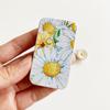 Dasiy Magnetic Needle Case Sewing Storage Box and Floral Needle Minder for Cross Stitch Embroidery Needlepoint Accessories