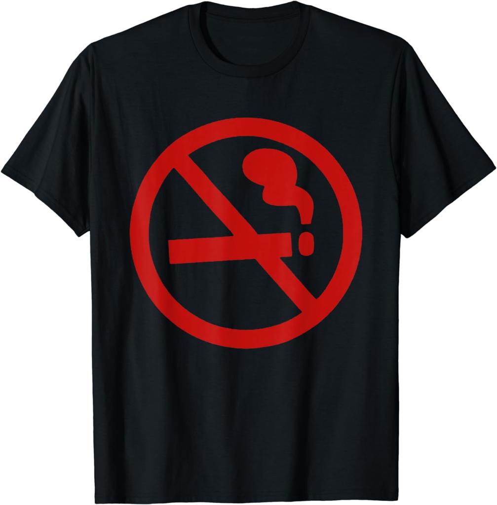 Funny No Smoke Sign Nerd Geek Marceline Graphic TShirt Unisex Style Shirts for Women Unisex Clothing Streetwear Y2k