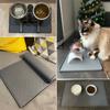 1PC Pet Placemat Dog Food Bowl Mat Cat Feed Mat Cat Dog Drinking Feeding Placemat Silicone Waterproof Pet Bowl Pad Feeder Mats