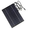 4.2W 12V Solar Panel High-Efficiency PET Lamination Type-C Output 20.5% Conversion Rate Solar Panel for Outdoor Security Cameras