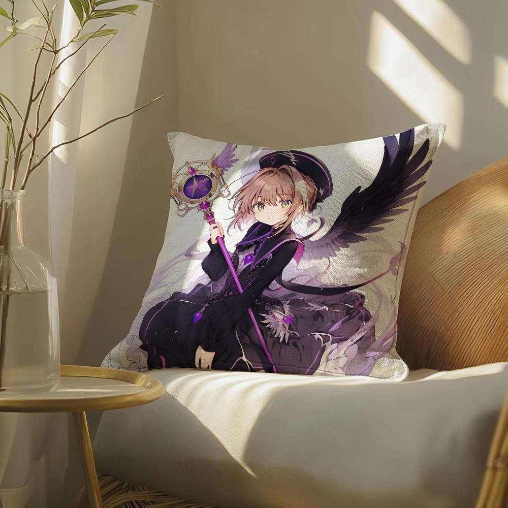 Cardcaptor Pillow Case Pillowcase, Double-Sided Printed, Sofa Cushion, Bedroom Headboard