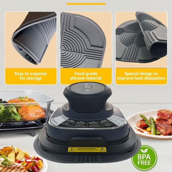 Силиконовые подставки для фритюрницы Ninja Crispi, термостойкие подставки под горячее, прихватки, гибкие штативы для столешниц