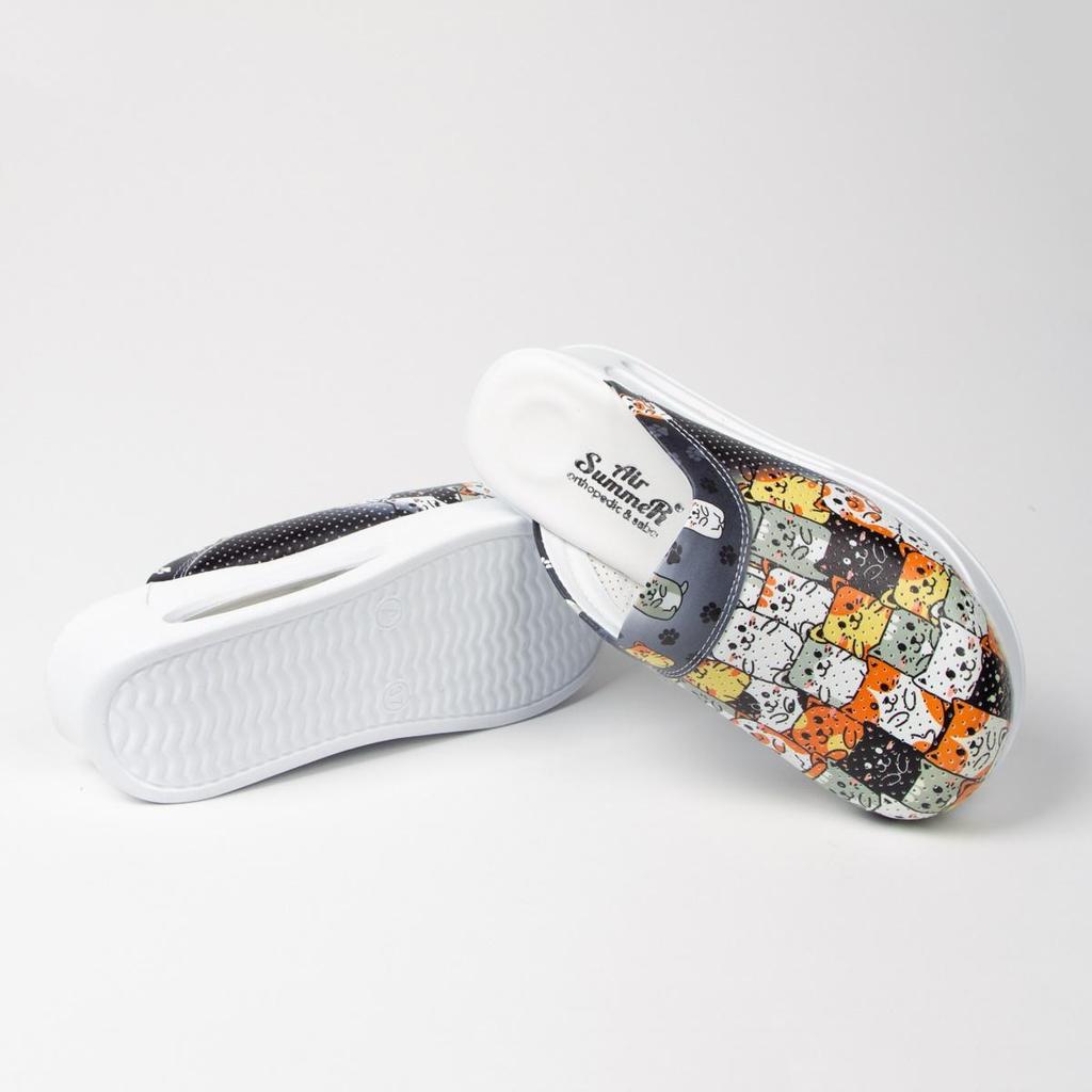 Ортопедические женские медицинские сабо — противоскользящие, удобные