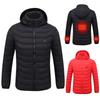 Thermal Winter Electric Usb Padded Coat Battery Heated Hoodie Jacket Warmer Body
