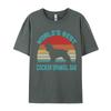 Vintage Worlds Best Best Cocker Spaniel Tshirt Print Tshirt Unisex Top Tshirts Customized 3d Printed T Shirts