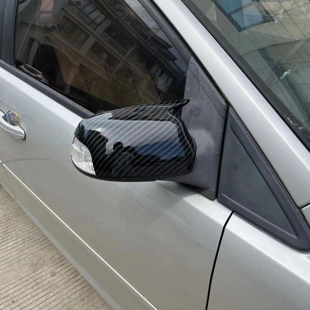 Для Ford Focus MK2 2005-2008 автомобильное боковое зеркало заднего вида, крышка крыла, наклейка, внешняя дверь, чехол заднего вида, отделка, карбоновое волокно, авто