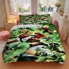 Superhero Team Battle Print 3Pcs Bedding Setduvet Cover With 2 Bedropillowcase Home Birthday Gift